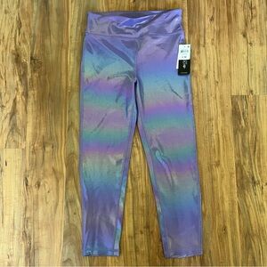 Ideology Kids Leggings in Purple and Green